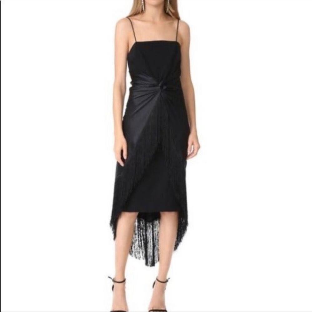 NWT Cinq a Sept Yolette Fringe Dress